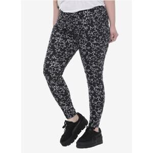 Blackheart Skinny Jeans Plus Size 22 Black With White Stars